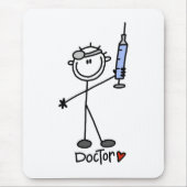 Stick Figuur Doctor Muismat (Voorkant)