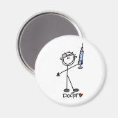 Stick figuur dokter magneet (Voorkant / Achterkant)