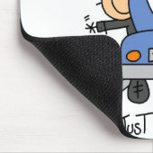 Stick Figuur enkel getrouwd Muismat (Hoek)