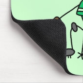 Stick Figuur Football Green Muismat (Hoek)