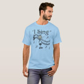 Stick Figuur Girl I Sing T-shirts en cadeautjes (Voorkant volledig)