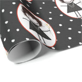 Stick Figuur Girl in Sneakers Cadeaupapier (Rol Hoek)