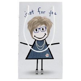 Stick Figuur Girl in Sneakers Klein Cadeauzakje