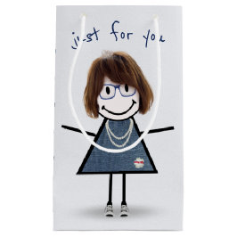 Stick Figuur Girl in Sneakers Klein Cadeauzakje