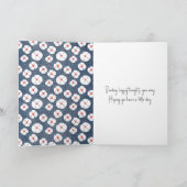 Stick Figuur Girl Thinking of You Kaart (Binnen)