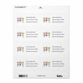 Stick Figuur GIrls Jumping Rope Etiket (Full Sheet)