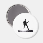 STICK FIGUUR GITAAR MAGNEET (Voorkant / Achterkant)