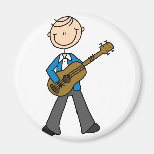 Stick Figuur gitarist Magnet