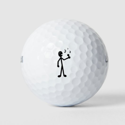Stick-figuur Golfballen (Voorkant)