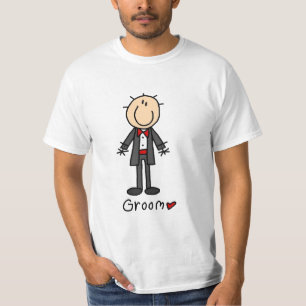 Stick Figuur Groom T-shirts en cadeautjes