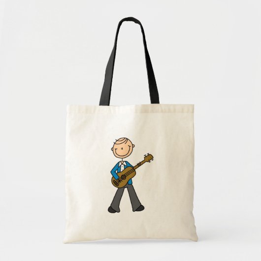 Stick Figuur Guitar Bag Tote Bag (Voorkant)