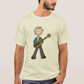 Stick Figuur Guitar Player Tshirts en cadeaus (Voorkant)