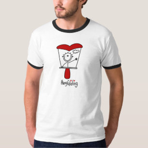 Stick Figuur Hang Gliding Tshirts en cadeaus