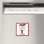 Stick figuur Hang Gliding Tshirts en geschenken Magneet (Insitu (Vaatwasser))