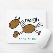 Stick Figuur Horse Muismat (Met muis)