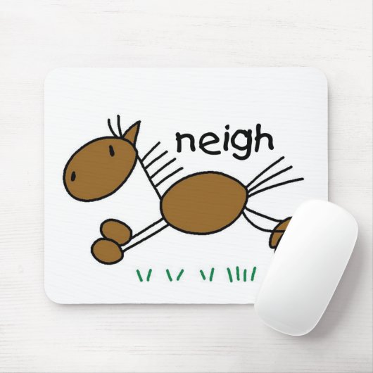 Stick Figuur Horse Muismat (Met muis)