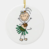 Stick Figuur Hula Dance Ornament (Voorkant)