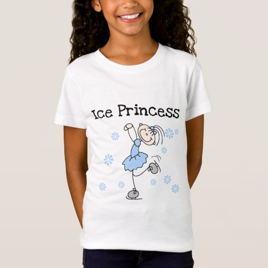 Stick Figuur Ice Princess T-shirt (Voorkant)