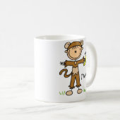 Stick Figuur in Monkey Suit Mok (Voorkant rechts)