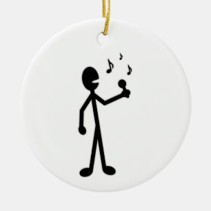 Stick-figuur Keramisch Ornament