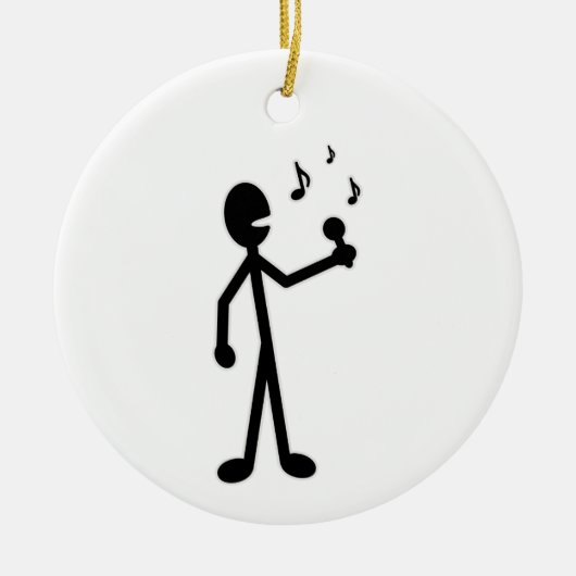 Stick-figuur Keramisch Ornament (Voorkant)
