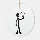 Stick-figuur Keramisch Ornament (Links)