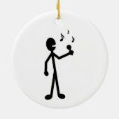 Stick-figuur Keramisch Ornament (Achterkant)