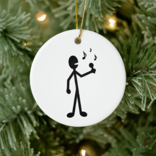 Stick-figuur Keramisch Ornament