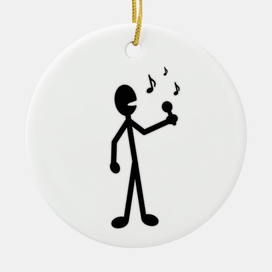 Stick-figuur Keramisch Ornament (Voorkant)