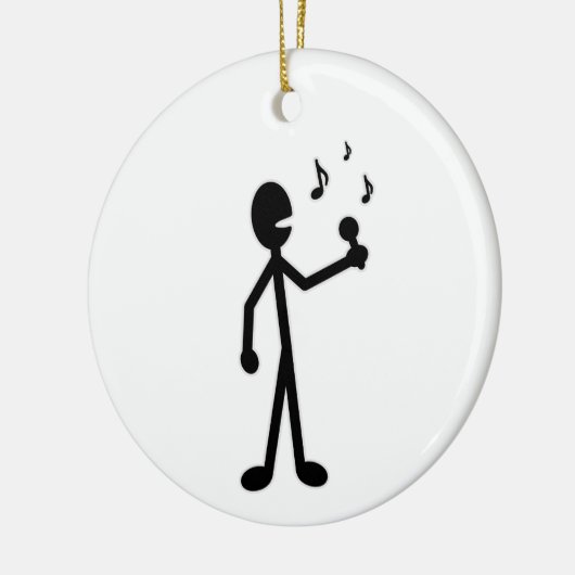 Stick-figuur Keramisch Ornament (Links)