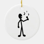 Stick-figuur Keramisch Ornament (Achterkant)