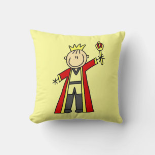 Stick Figuur King Kussen