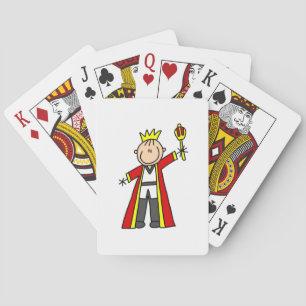 Stick Figuur King Speelkaarten