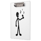 Stick-figuur Klembord (Links)