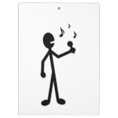 Stick-figuur Klembord (Achterkant)