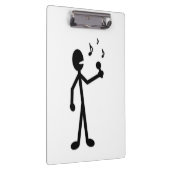 Stick-figuur Klembord (Rechts)