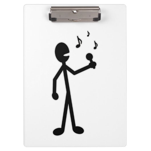 Stick-figuur Klembord (Voorkant)
