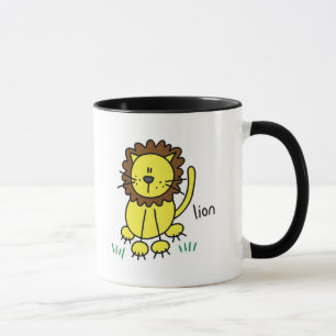 Stick Figuur lion T-shirts en cadeautjes Mok