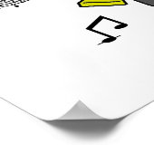 Stick Figuur Male Trumpet Player T-shirts en GIft Poster (Hoek)