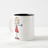 Stick Figuur mam Mok (Voorkant links)