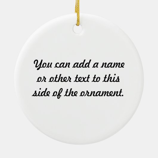 Stick Figuur Meisje Gitaarspeler T-shirts en gesch Keramisch Ornament (Achterkant)