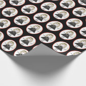 Stick Figuur meisje in Sneakers Cadeaupapier (Hoek)