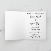 Stick figuur net getrouwd aankondiging (Binnen)