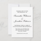 Stick Figuur People Bride and Groom Wedding Kaart (Achterkant)