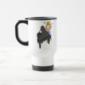 Stick Figuur Piano-Mok Reisbeker (Links)