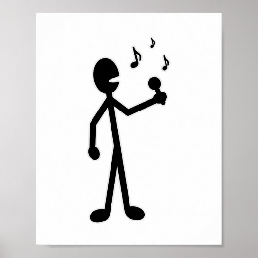 Stick-figuur Poster (Voorkant)