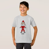 Stick Figuur Santa Claus Tshirts en Geschenken (Voorkant volledig)