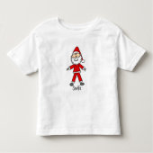Stick Figuur Santa Claus Tshirts en Geschenken (Voorkant)