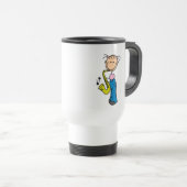 Stick Figuur Saxophone Mok (Voorkant rechts)