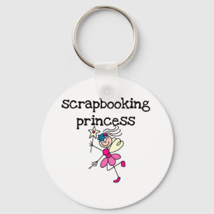 Stick Figuur Scrapbook Princess Sleutelhanger